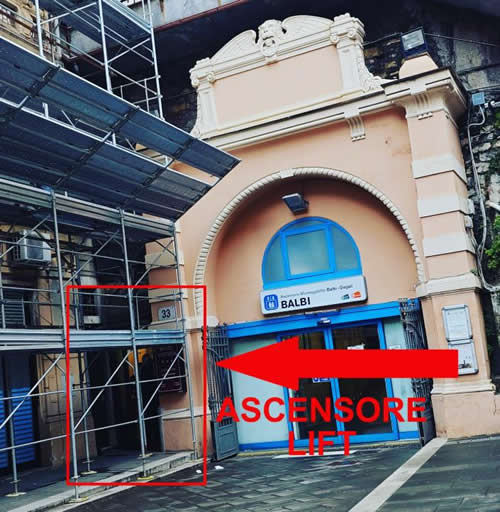 hotel genova ingresso ascensore
